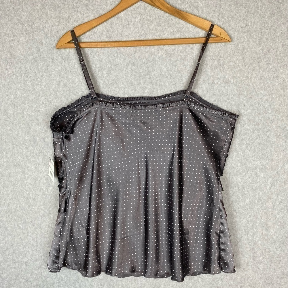 Mixit Women’s Grey Ruffled Camisole Sz XL - Picture 4 of 9